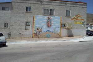 Mural in Los Alamos Grocery, El Paso: Texas by Mario Colin